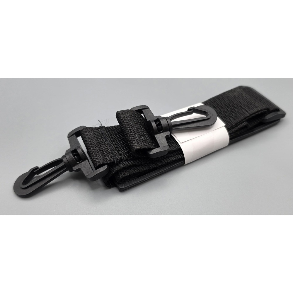 Adjustable Black Nylon Shoulder Strap Replacement Swivel Clips Bag Luggage
